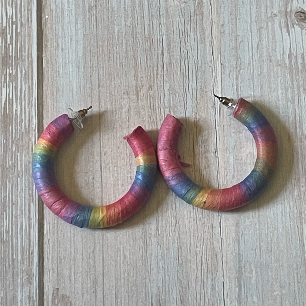 Colorful Hoop Earrings